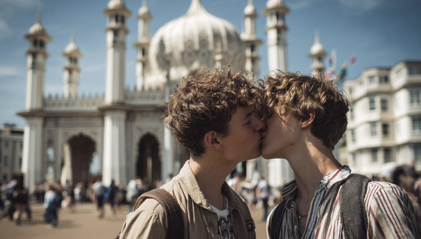 Brighton is the most gay-friendly university in the UK. No surprise there then...
