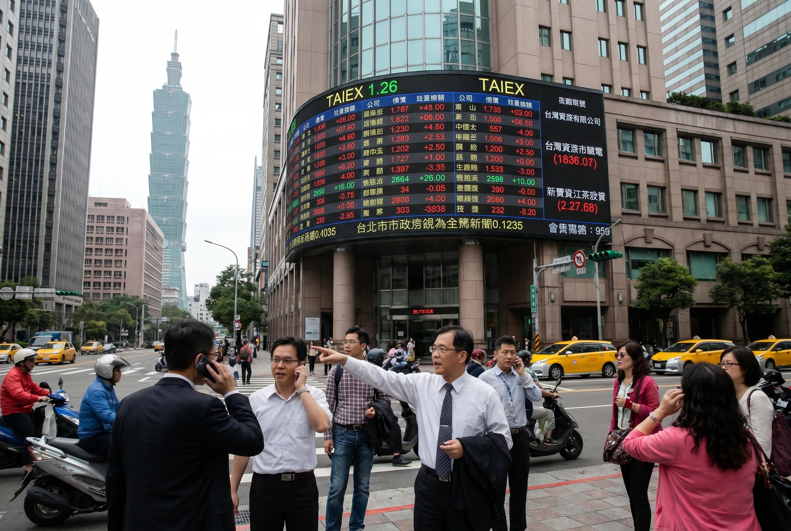 Taiwan stock market hits 40,000 points on AI-driven semiconductor surge amid Middle East easing