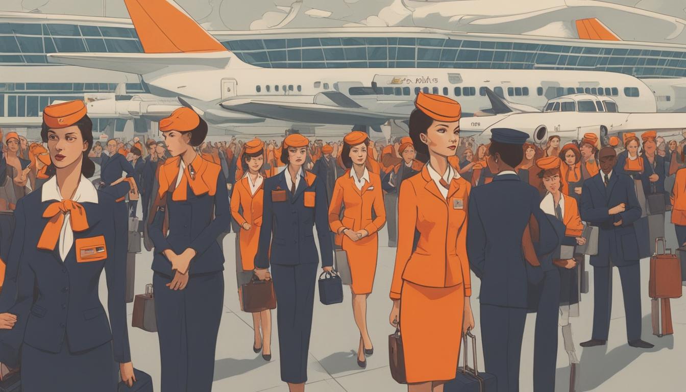 American Airlines Flight Attendants Demand Higher Wages at O'Hare International Airport