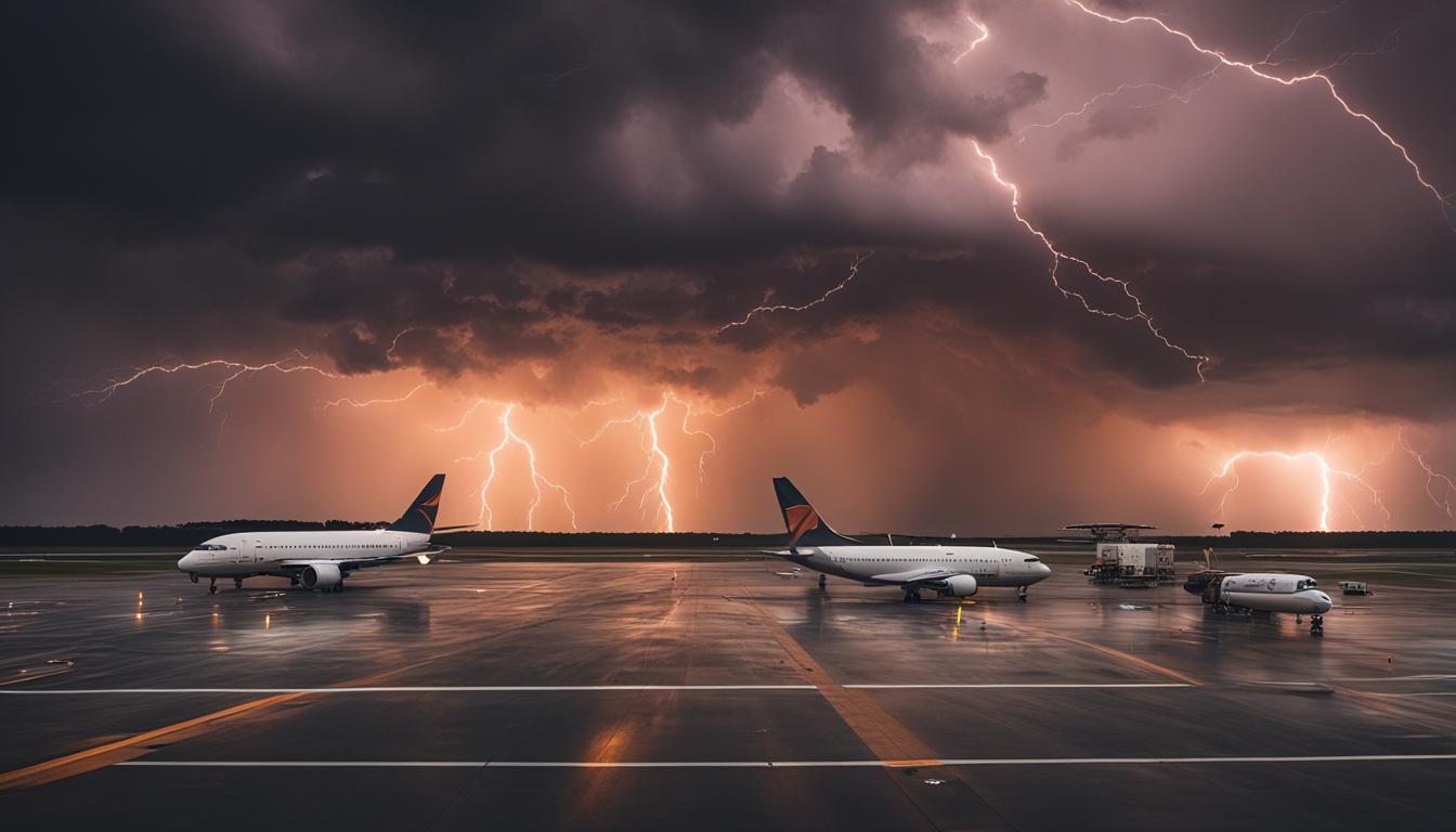 Severe Thunderstorms Disrupt Flights at Dallas Airports, Weather Alert in Place