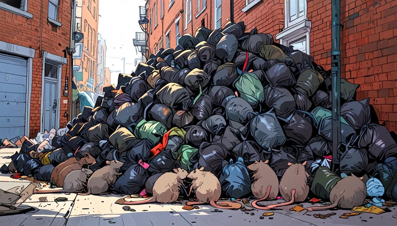 Health risks escalate as Birmingham bin strike enters seventh week