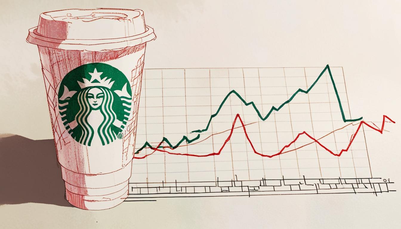 Starbucks reports mixed global sales with decline in US and growth overseas
