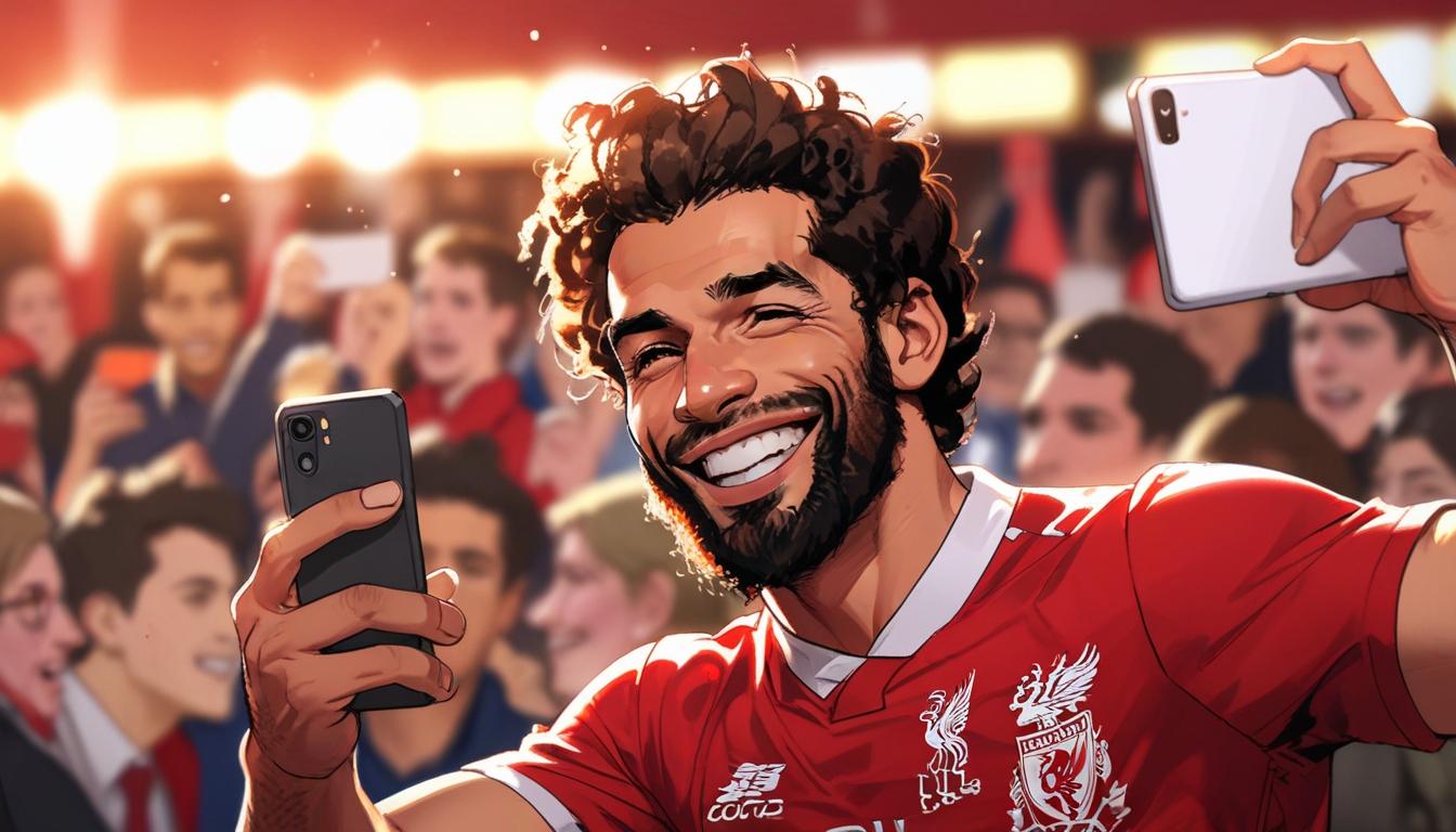 Mohamed Salah’s selfie moment sparks debate over genuine fan interaction and brand partnership at Anfield