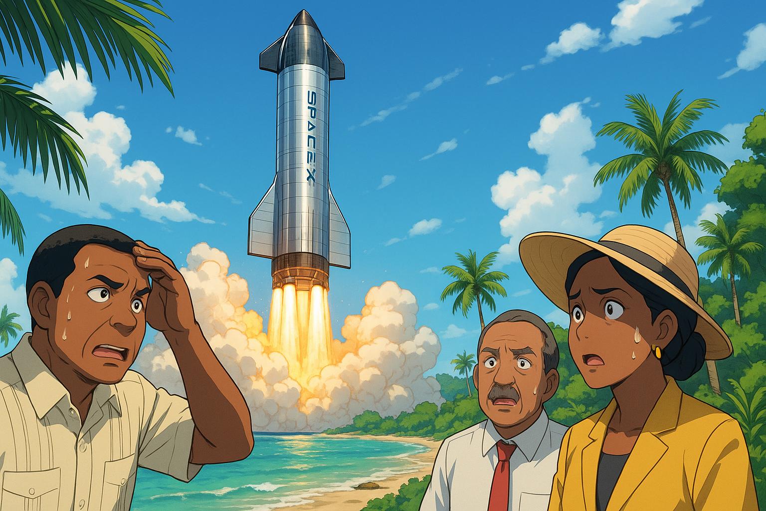 British officials urge SpaceX to alter Starship launches amid Caribbean safety fears