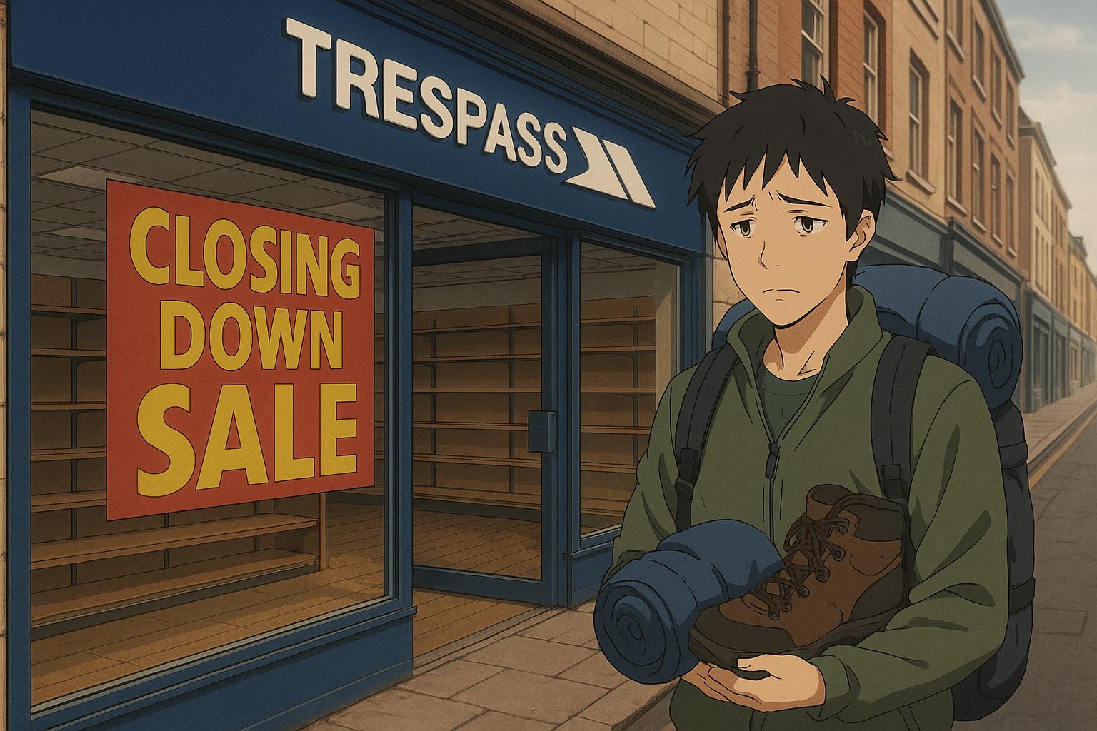 Trespass to close six UK stores amid mounting high street challenges