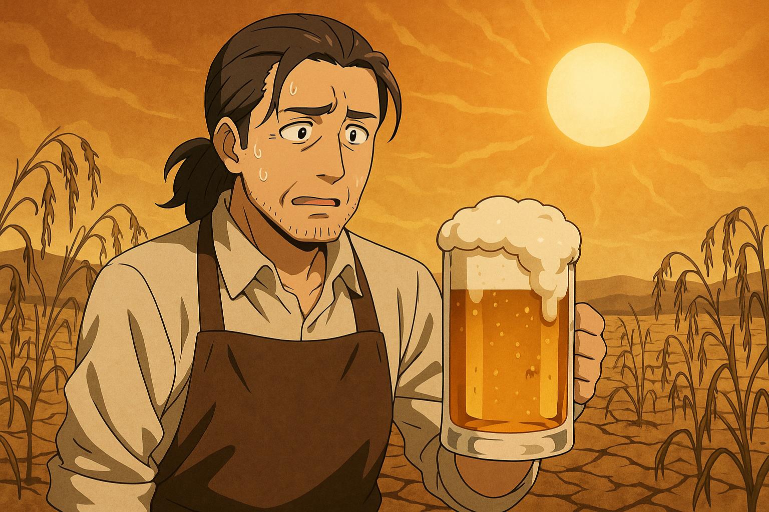 Beer industry faces rising risks as climate change threatens barley and hops supply