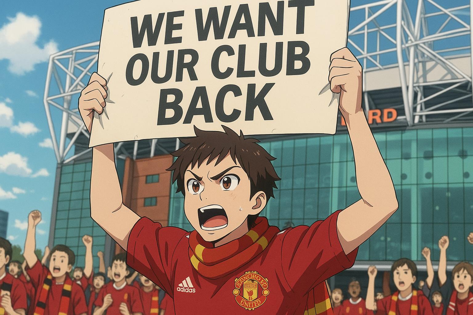 Manchester United fans stage mass protest against Glazer ownership amid ticket price hikes and staff layoffs