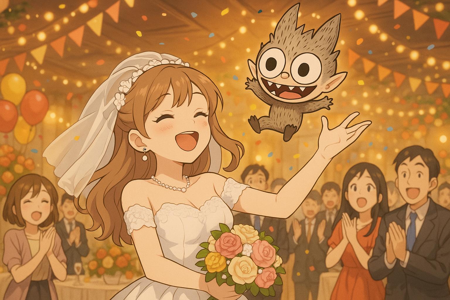 Brides swap bouquet toss for viral Labubu doll ritual in 2025 weddings