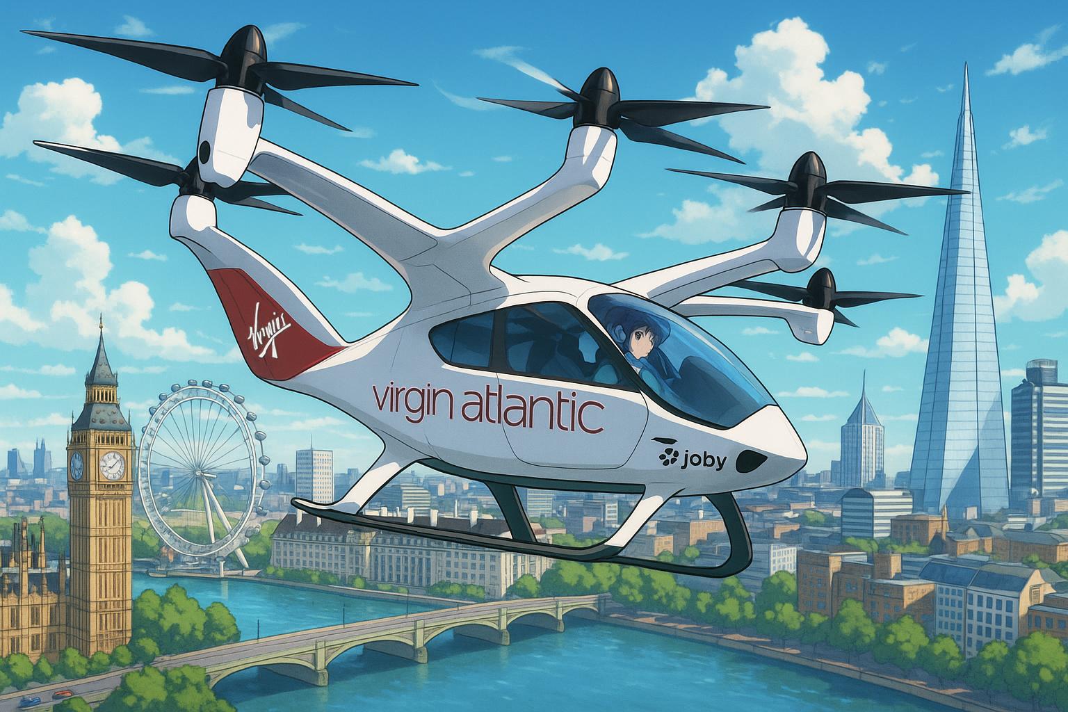 Virgin Atlantic and Joby Aviation to launch UK electric air taxi service