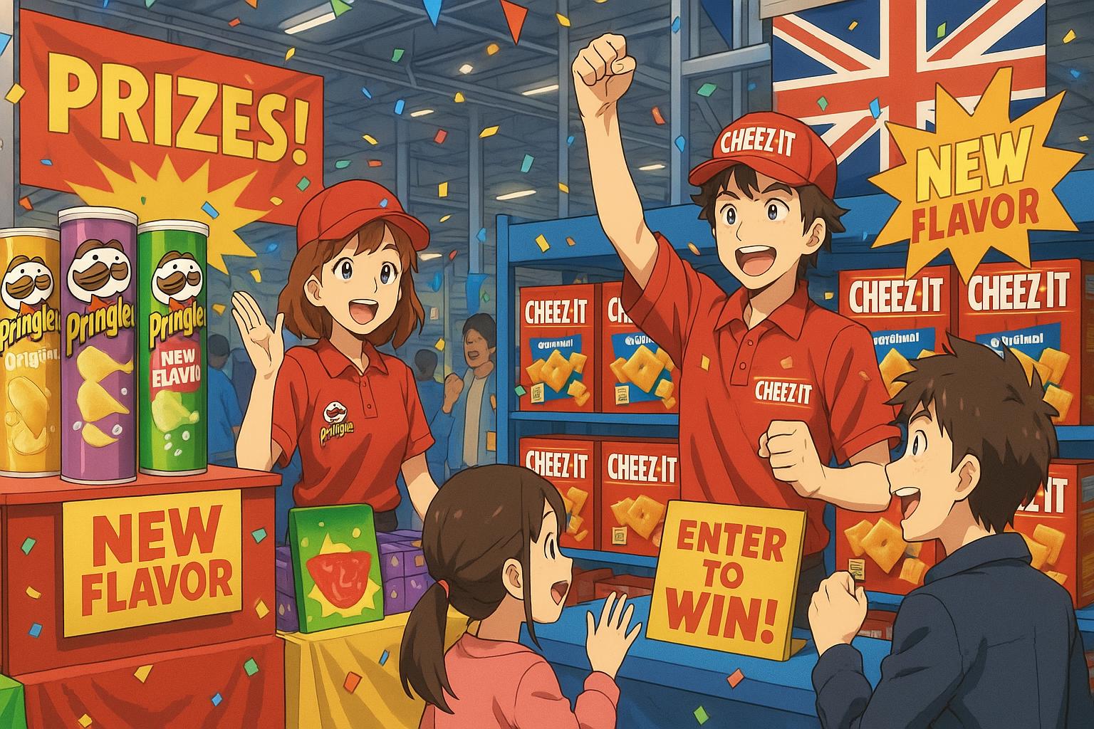 Pringles and Cheez-It launch UK depot roadshow with exclusive offers and £10,000 cash prize