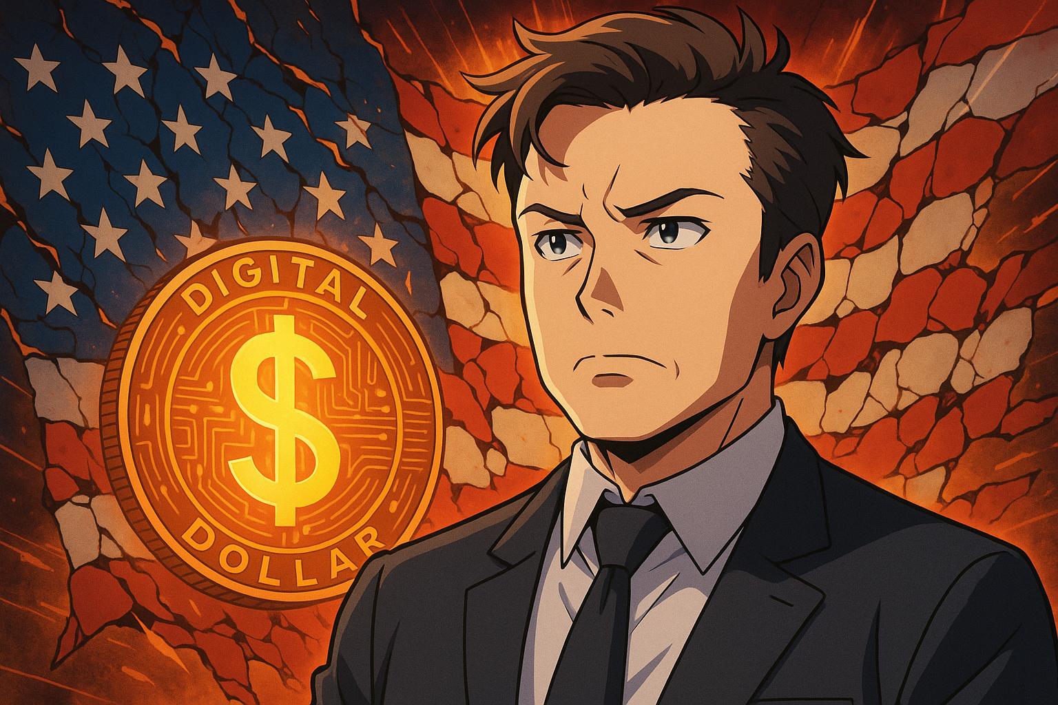 Elon Musk warns of US fiscal collapse amid mounting debt crisis and rising interest in cryptocurrencies
