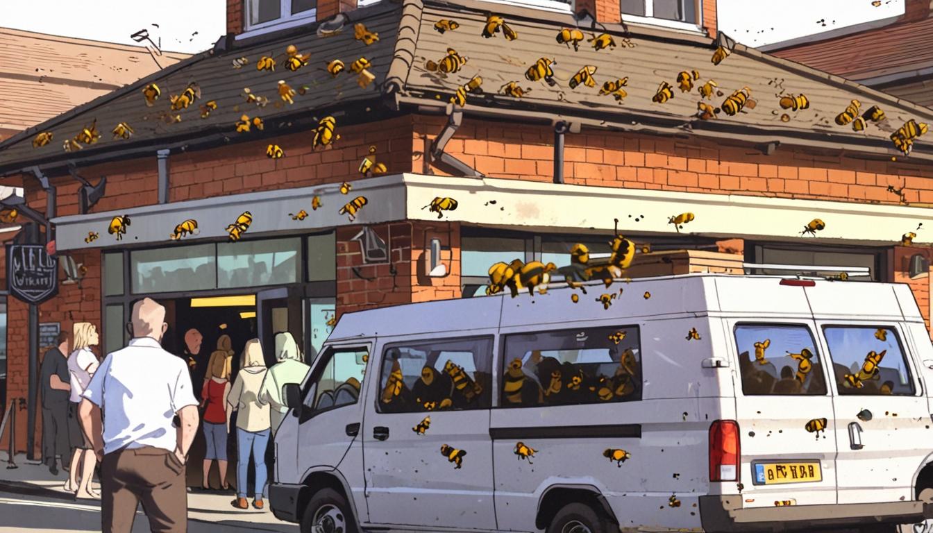 Swarm of 3,000 bees disrupts Brothers Arms pub in Sheffield