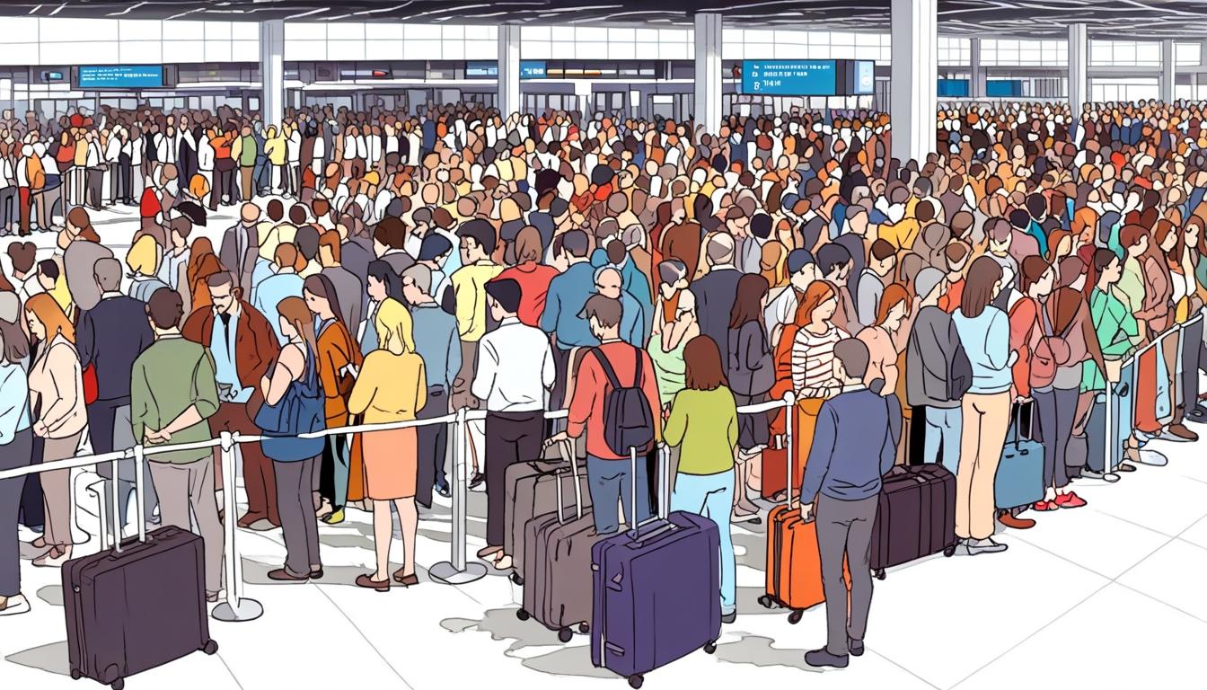 Global IT outage causes widespread flight cancellations and delays at UK airports