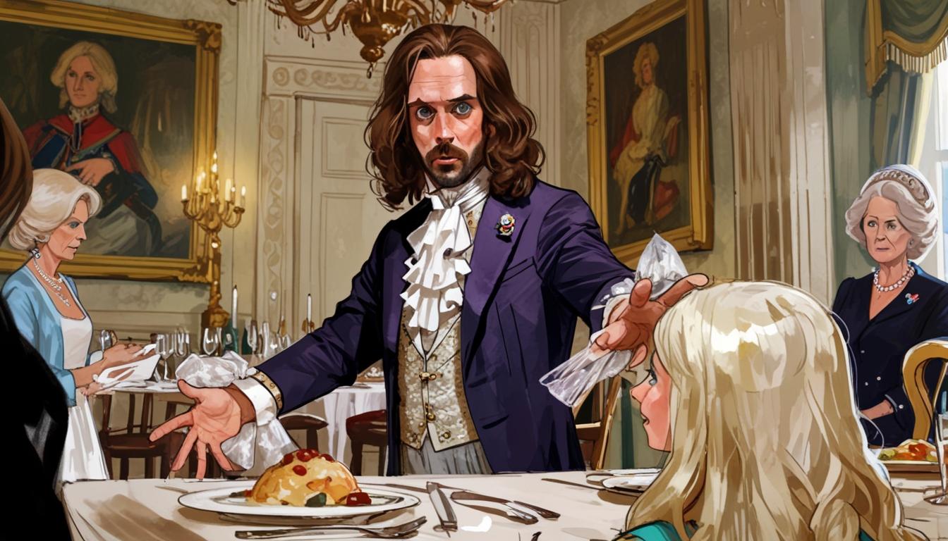 King Charles startled by cling film in unexpected royal moment