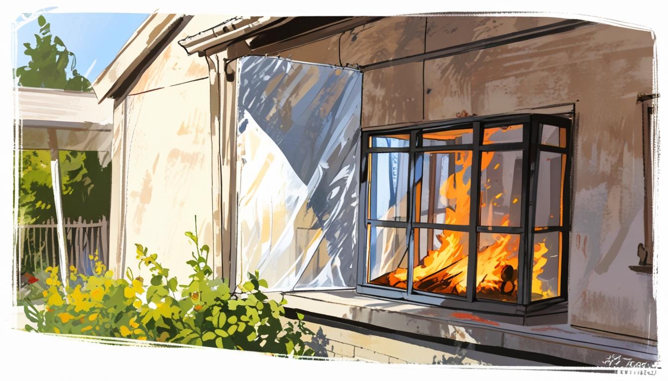 Sunlight reflections spark garden shed fire in North London, fire brigade warns