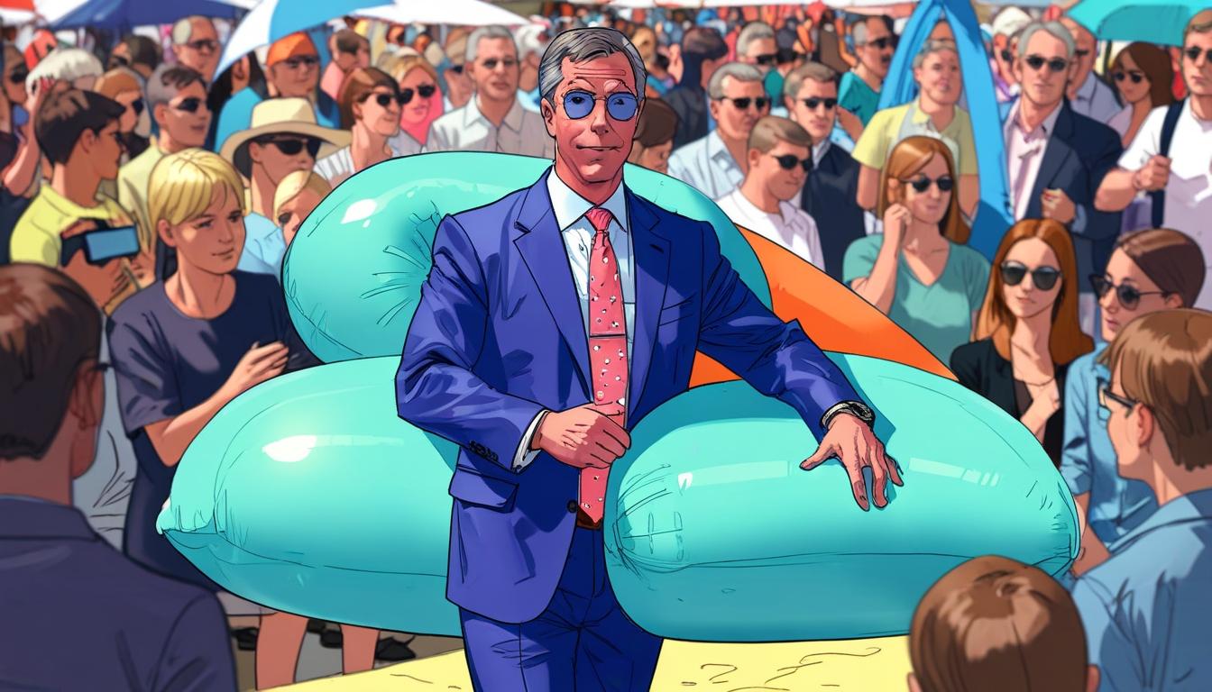 Nigel Farage campaigns across Kent as Reform UK targets local election breakthrough