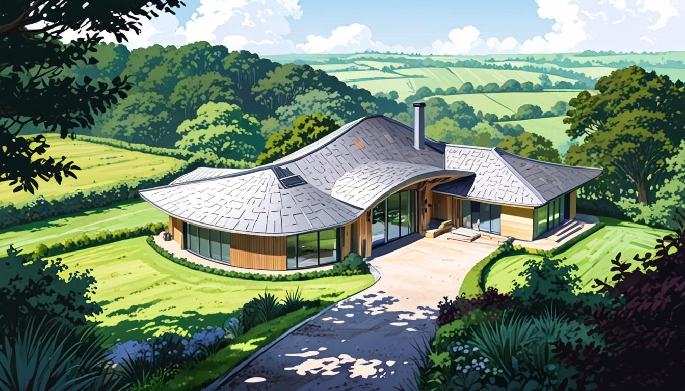 Wealthy homeowners use 'Grand Designs' clause to build striking rural homes in Gloucestershire