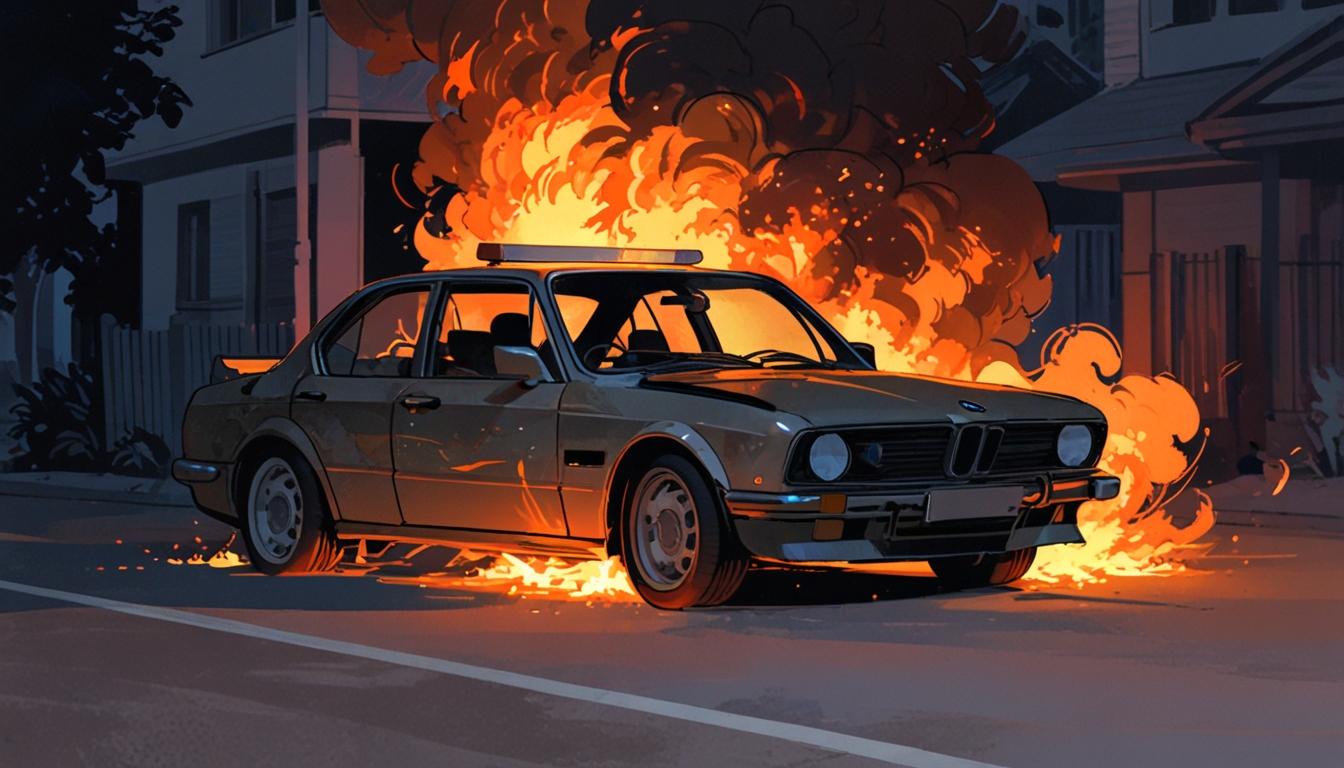 Police investigate deliberate firebombing of BMW in Govanhill, Glasgow