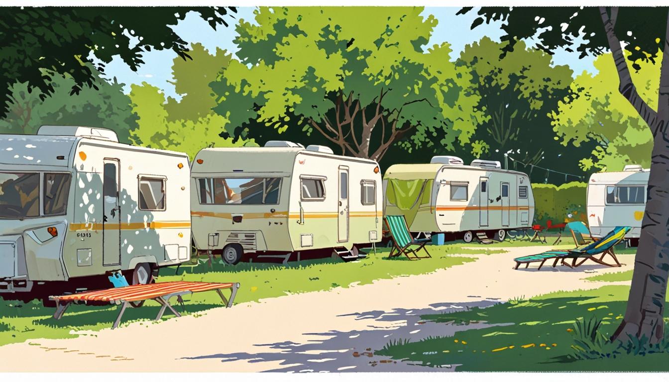 Four caravans set up temporary camp at Bognor Regis's West Park
