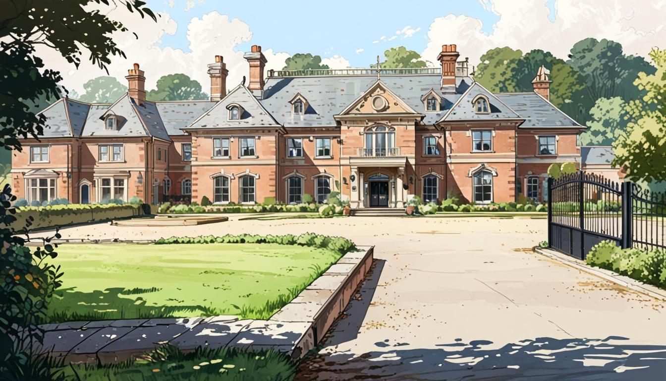 Luxurious nine-bedroom mansion near Cardiff offers countryside living with motorway convenience