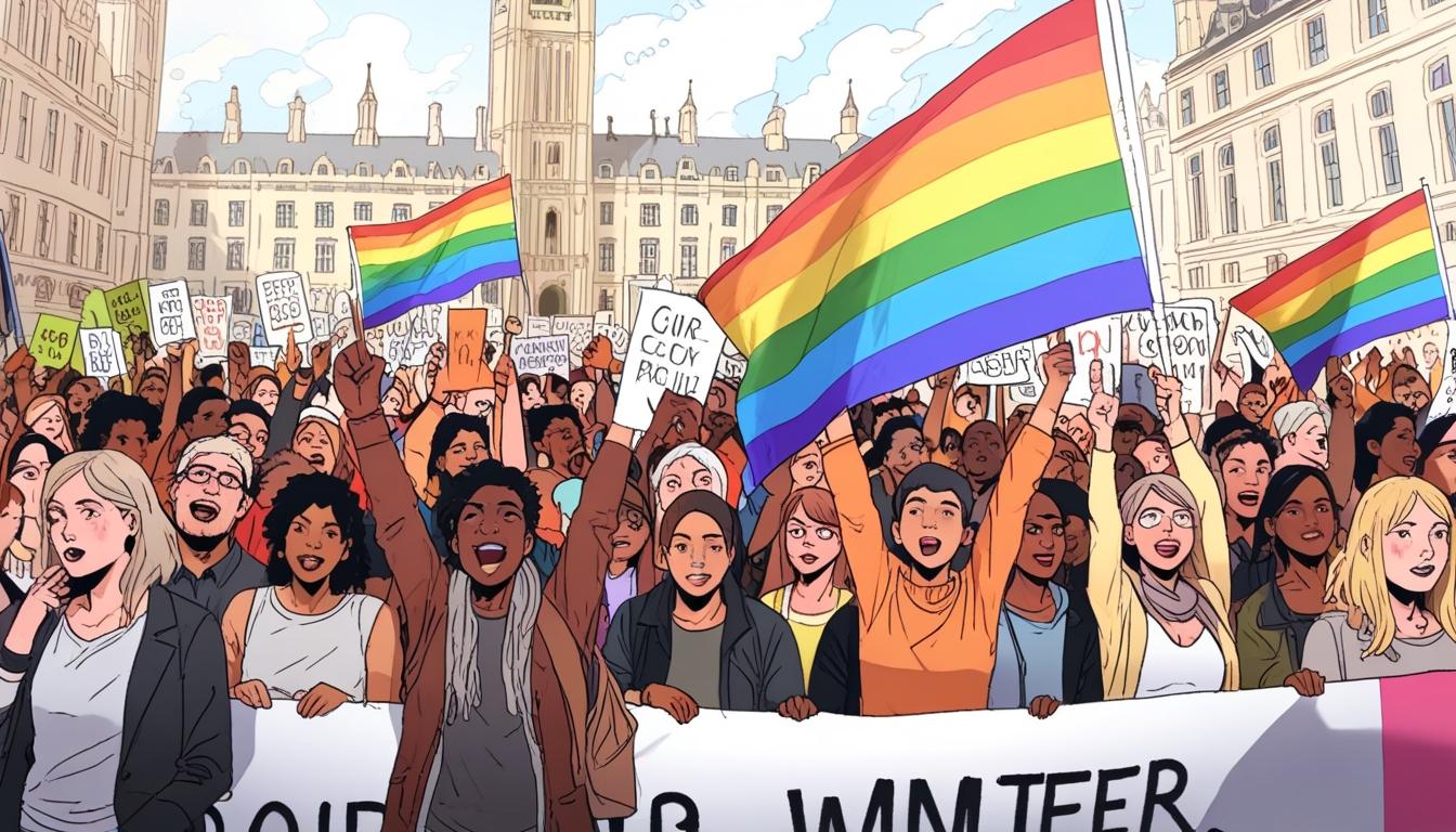 South Londoners rally in support of trans rights after Supreme Court ruling