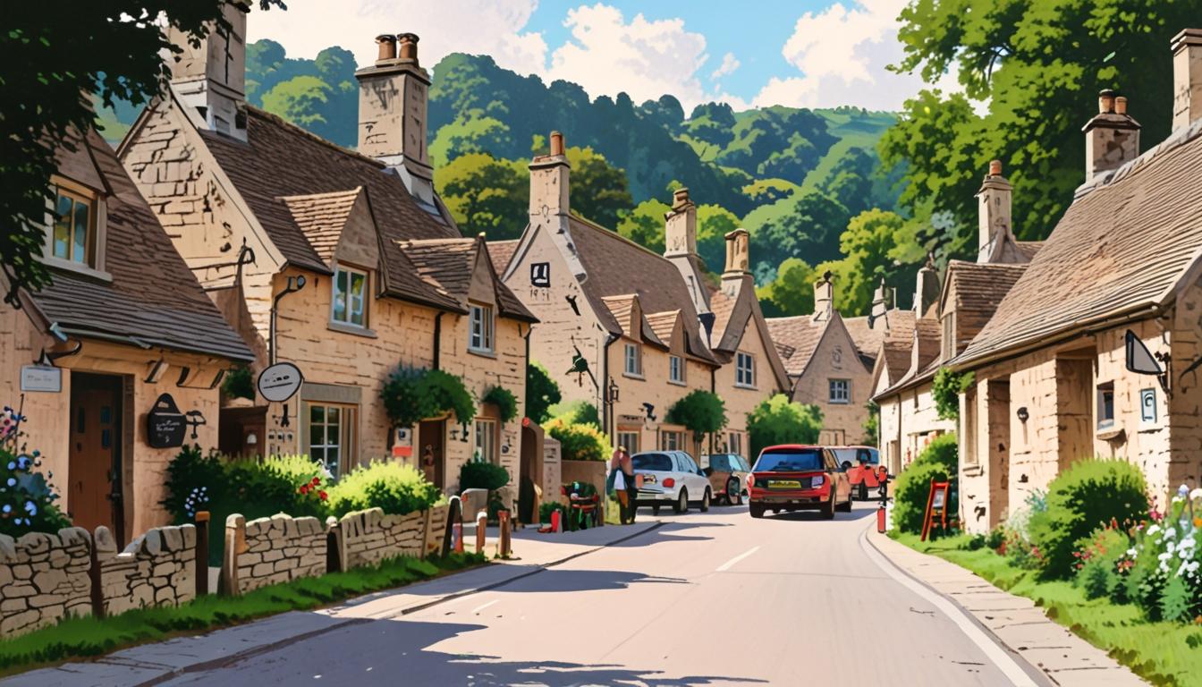 Tensions rise in Bibury as residents confront tourist parking chaos over Easter