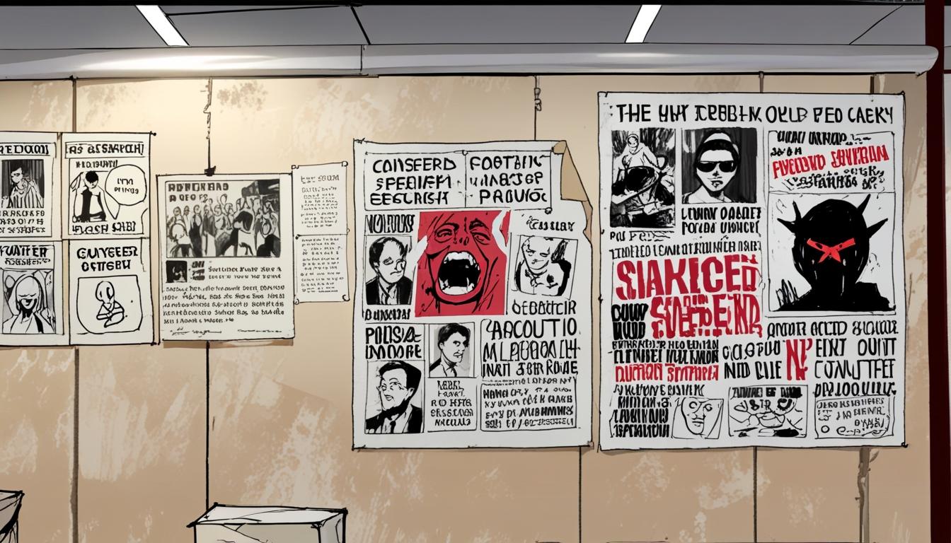 Political cartoons exhibition censored for being 'too offensive' in Kingston venue