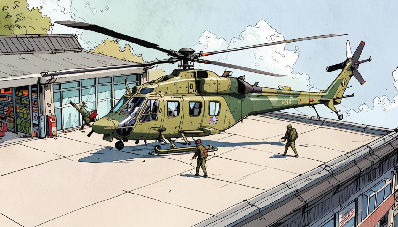 Military-style helicopter exercises spark intrigue in Manchester and Salford