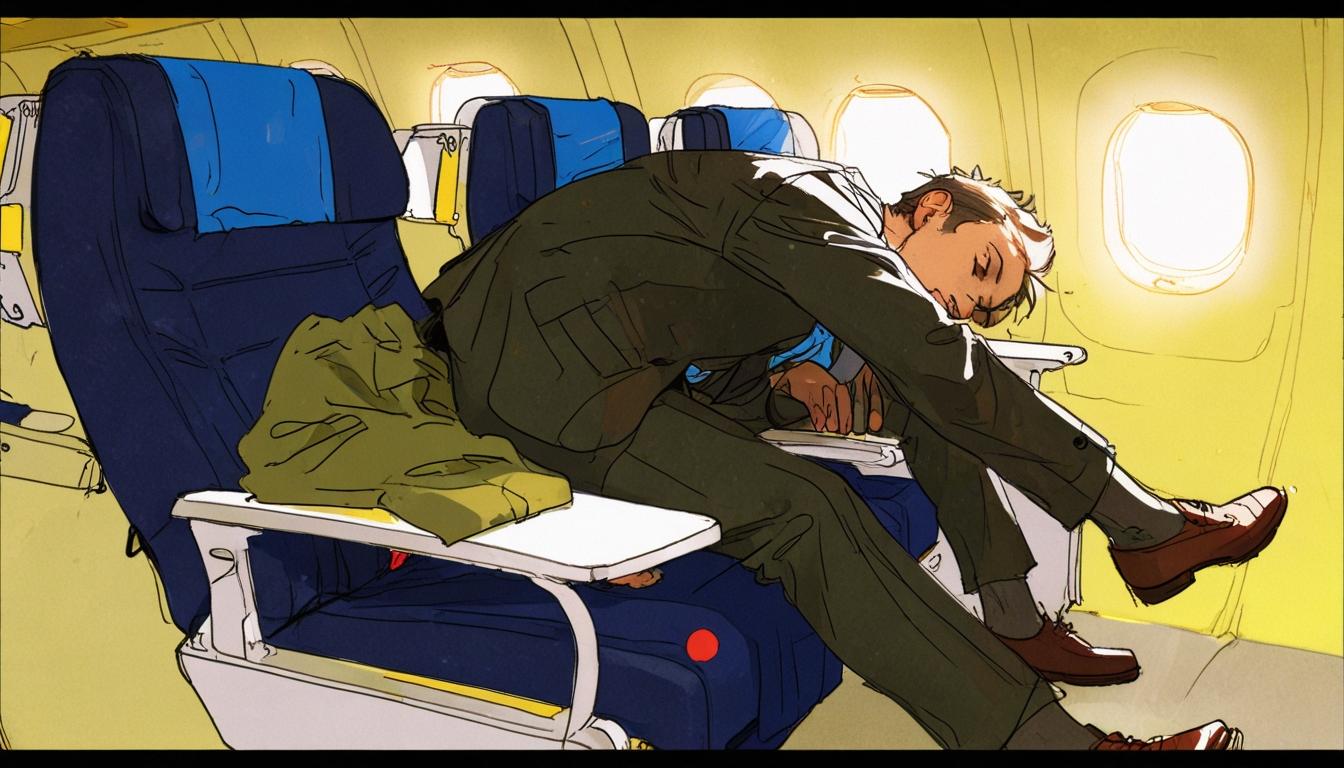 Ryanair passenger’s floor-napping video sparks viral debate over unusual in-flight behaviour