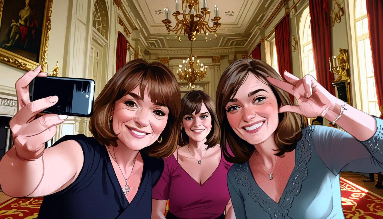Lorraine Kelly sparks debate after selfie breach at Buckingham Palace cancer event