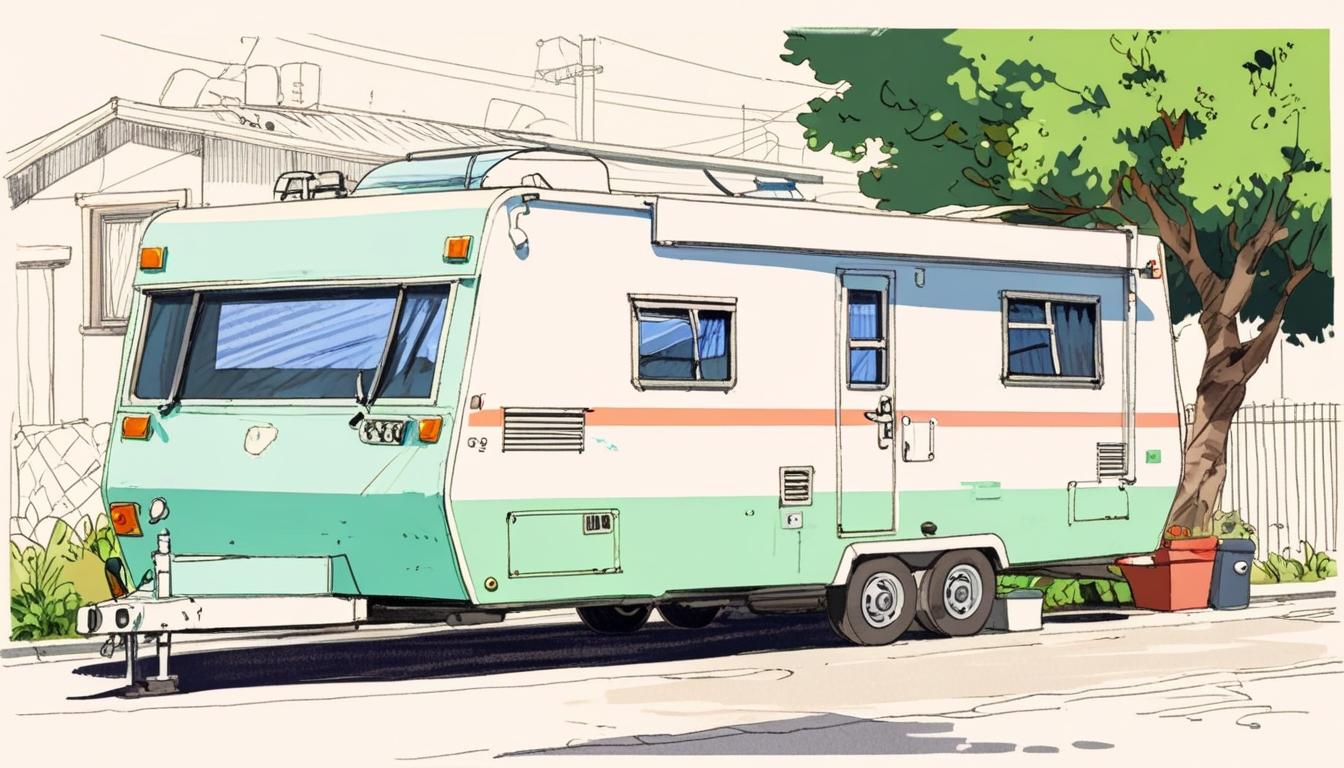 Man faces caravan removal after transforming it into two-storey seaside dream