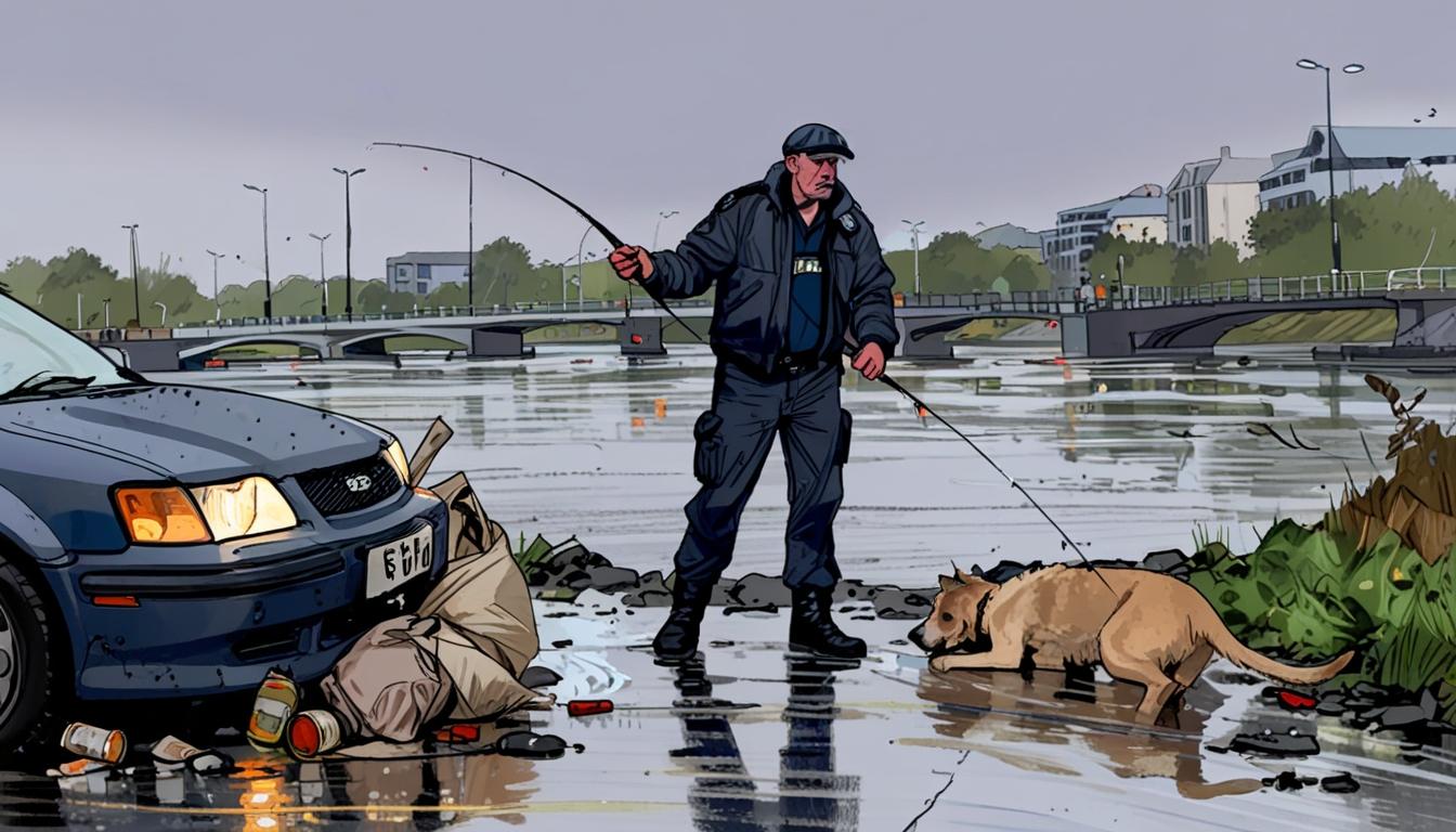 Northern Ireland fisherman apologises after storming at police with sectarian abuse