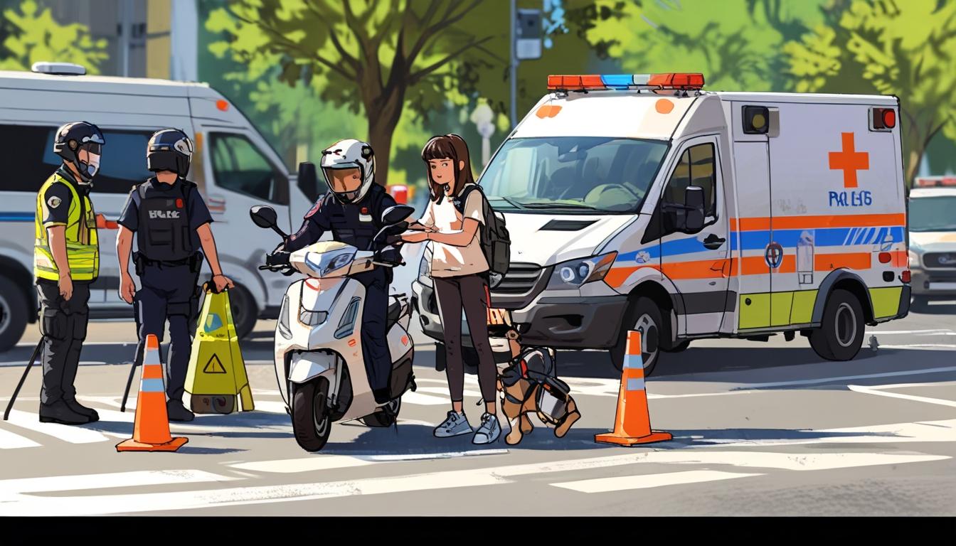 14-year-old girl on e-scooter suffers minor injuries after collision in Banbury