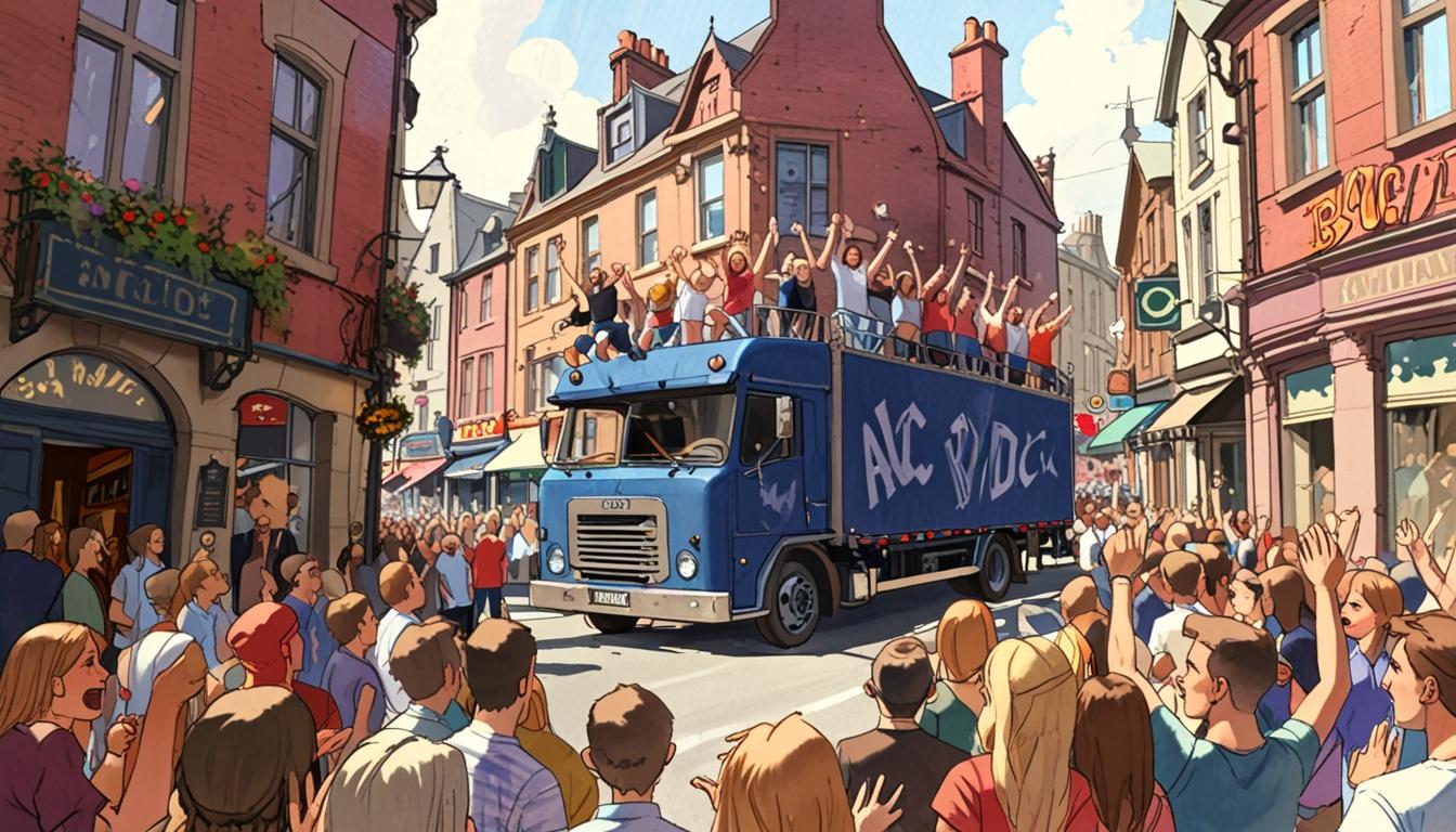 Thousands gather in Kirriemuir for record-breaking Bonfest tribute to Bon Scott and AC/DC