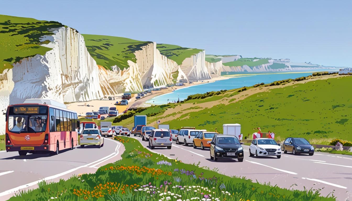 National Trust coach ban at Birling Gap sparks traffic chaos and safety fears