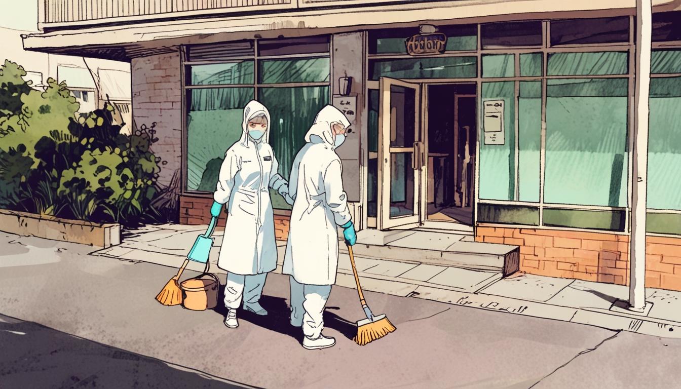 Two women mistaken for forensic officers while cleaning former Greenside Hotel in Leslie