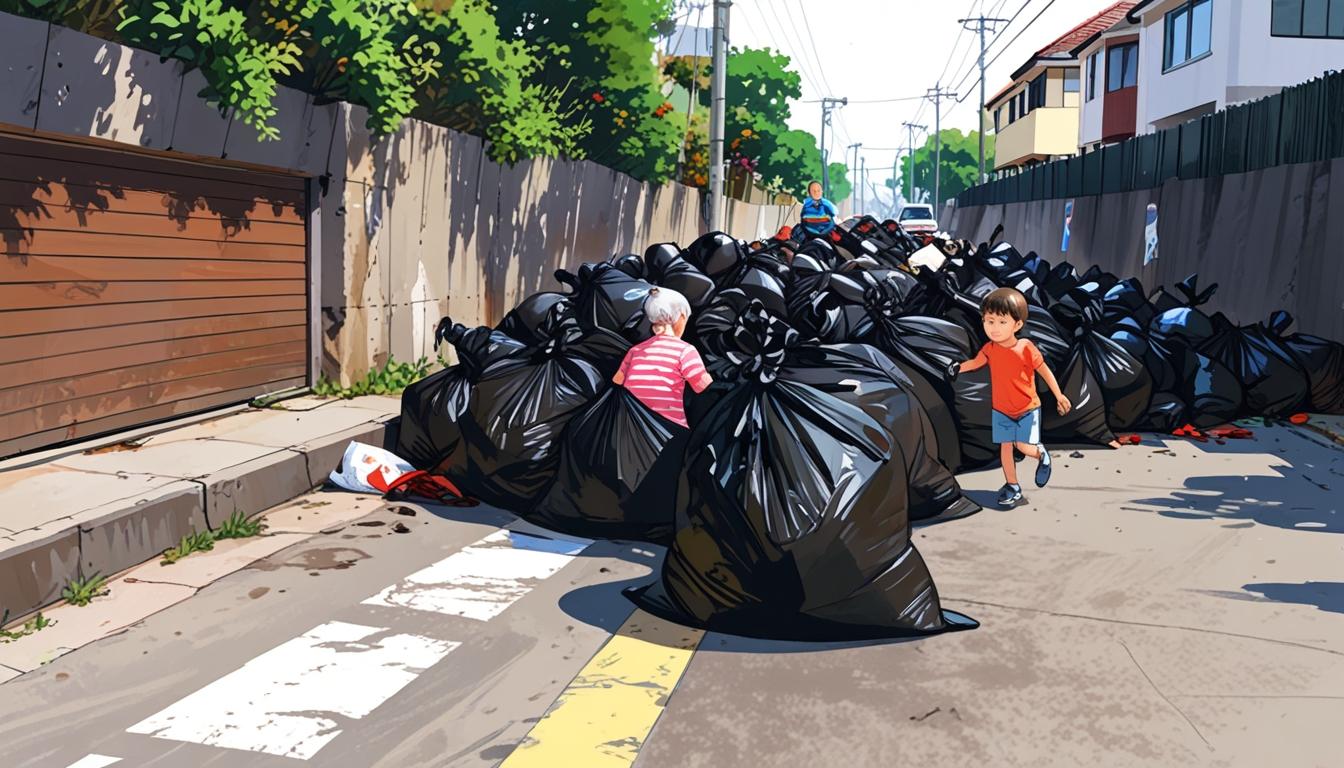 Camelot Way fly-tipping crisis forces pedestrians into traffic amid rising waste crime