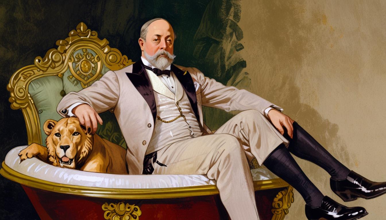 King Edward VII’s notorious private life revealed through lavish tastes and custom love chair