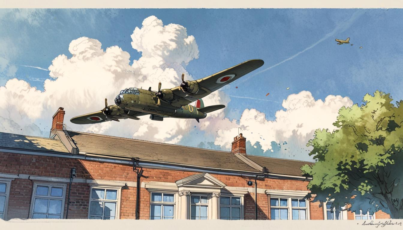 Lancaster Bomber to fly over Perton Library for VE Day 80th anniversary