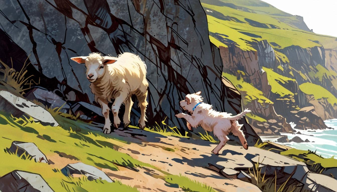 Out-of-control dog chases lambs into sea in Highland, killing one and prompting police hunt