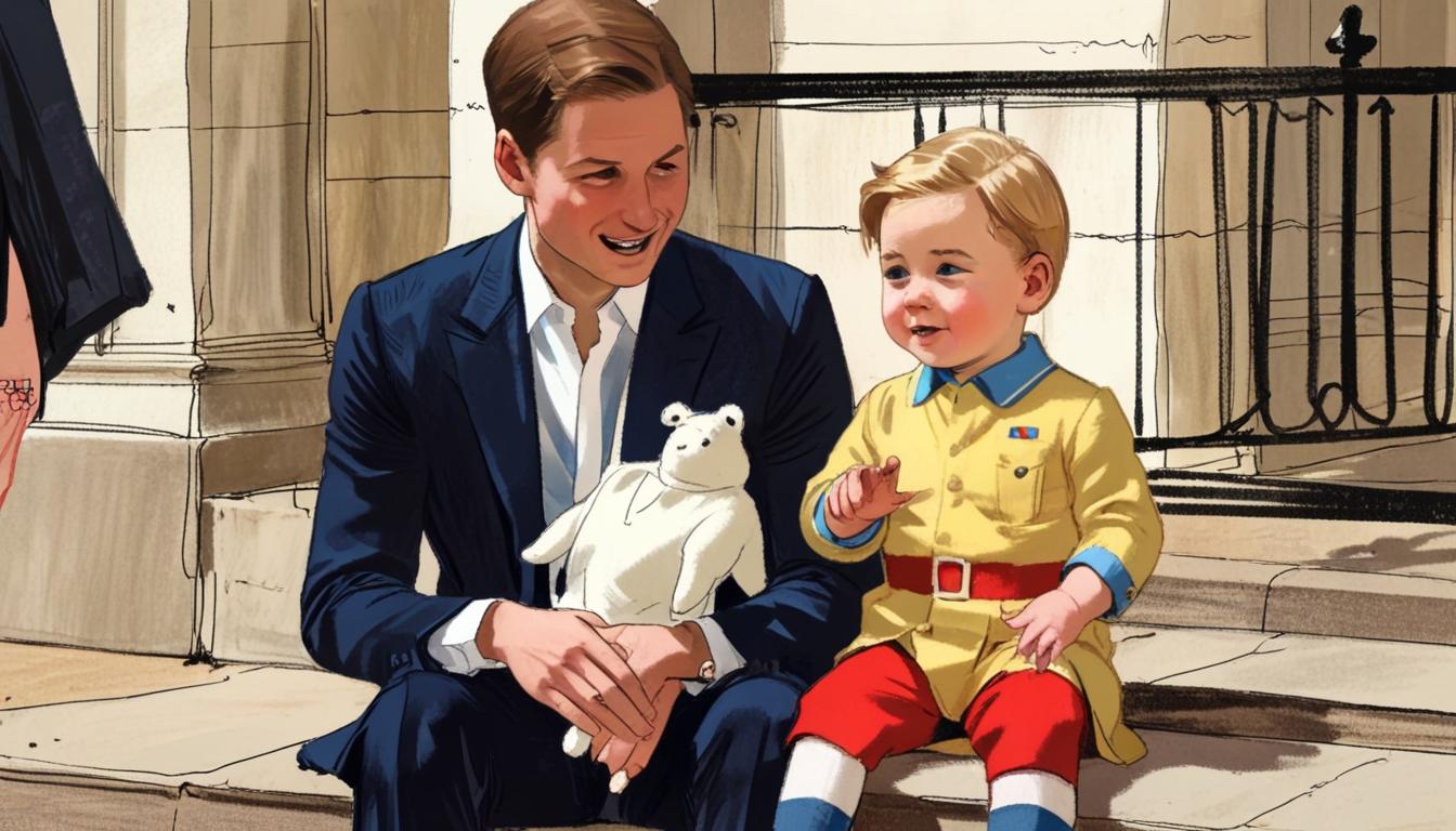 Prince Louis charms crowds with cheeky imitation of Prince George at VE Day anniversary