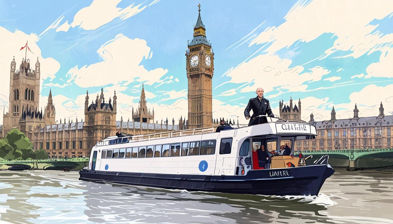 King Charles makes royal first with hybrid Uber boat commute on Thames