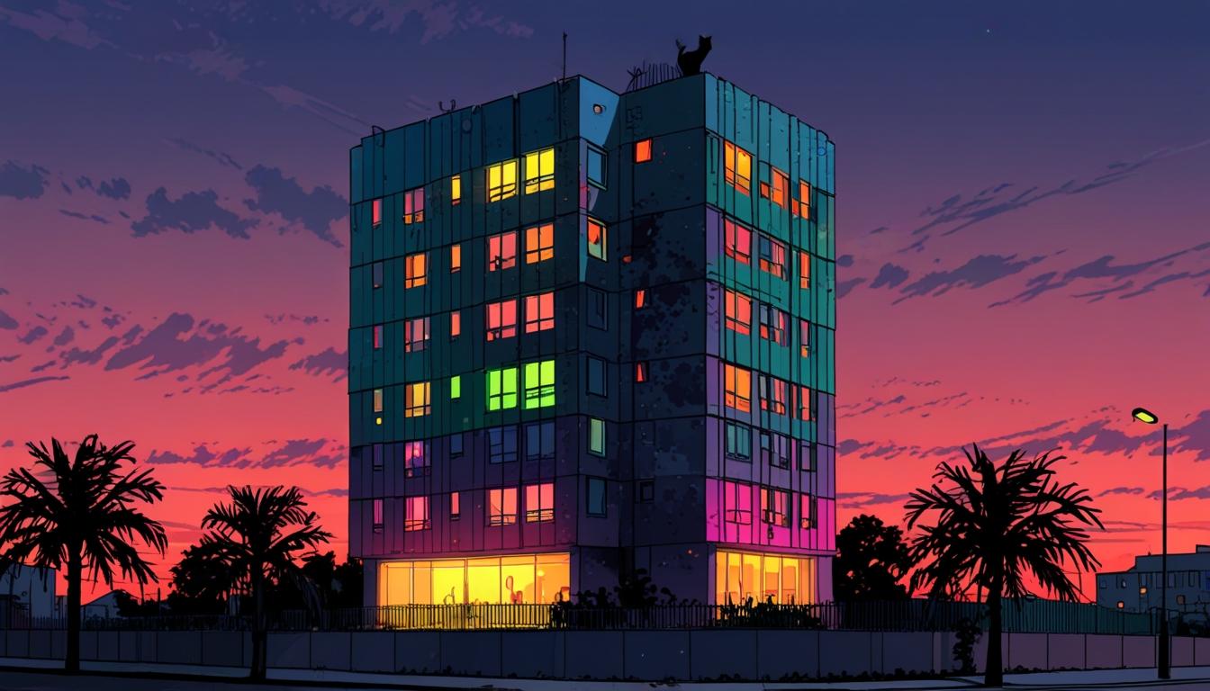 Light show bids farewell to St Peter's Court as Lowestoft plans sustainable future