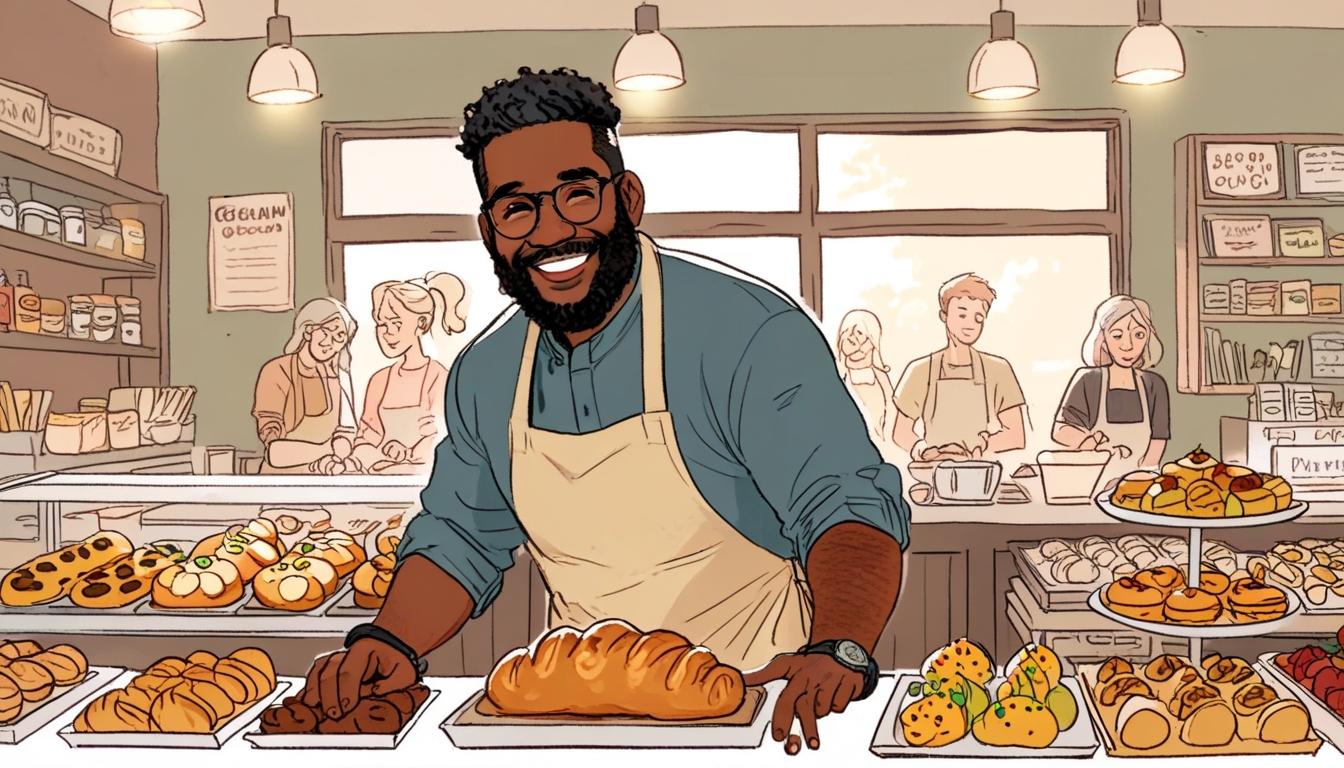 Romesh Ranganathan energises Coughlans Bakery with vegan treats and community focus