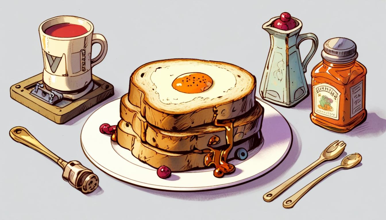 Inventor brings Wallace and Gromit's breakfast contraption to life with viral jam catapult