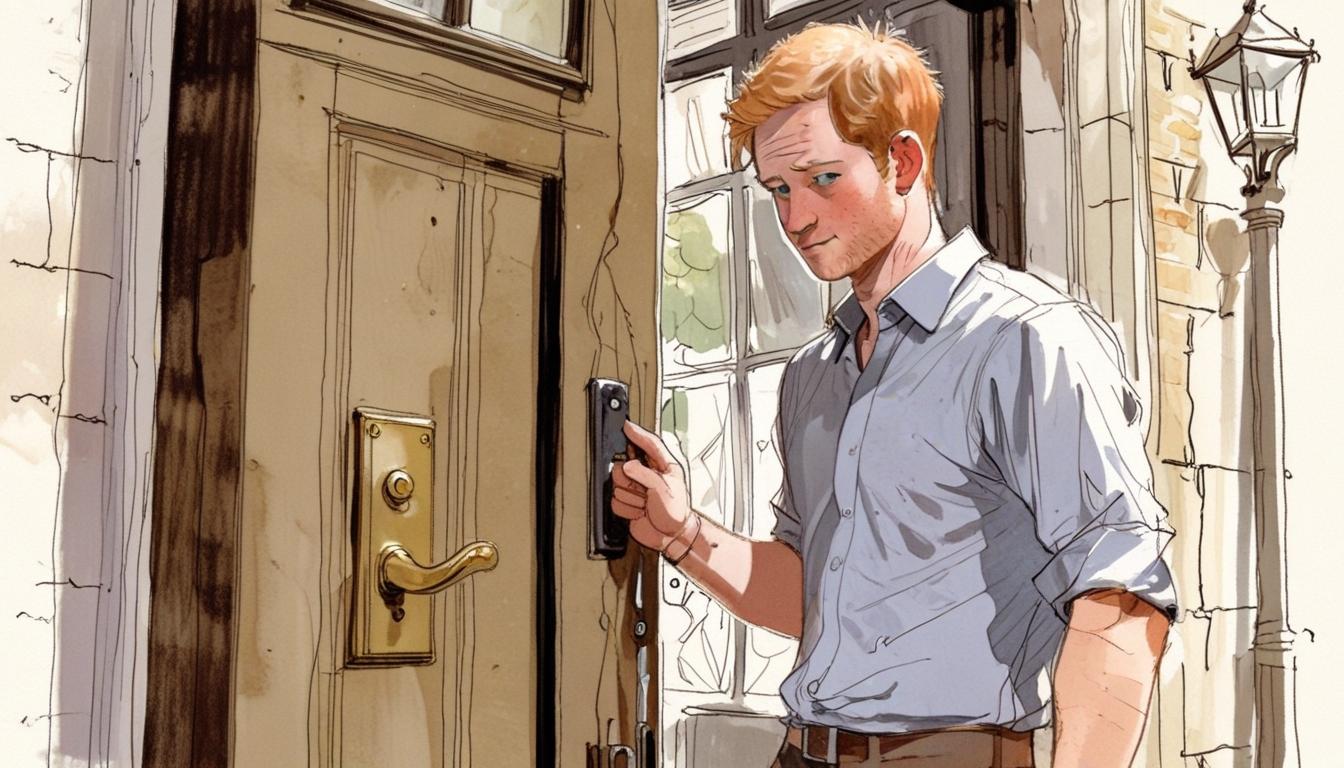 Prince Harry accidentally knocks wrong door amid UK security dispute