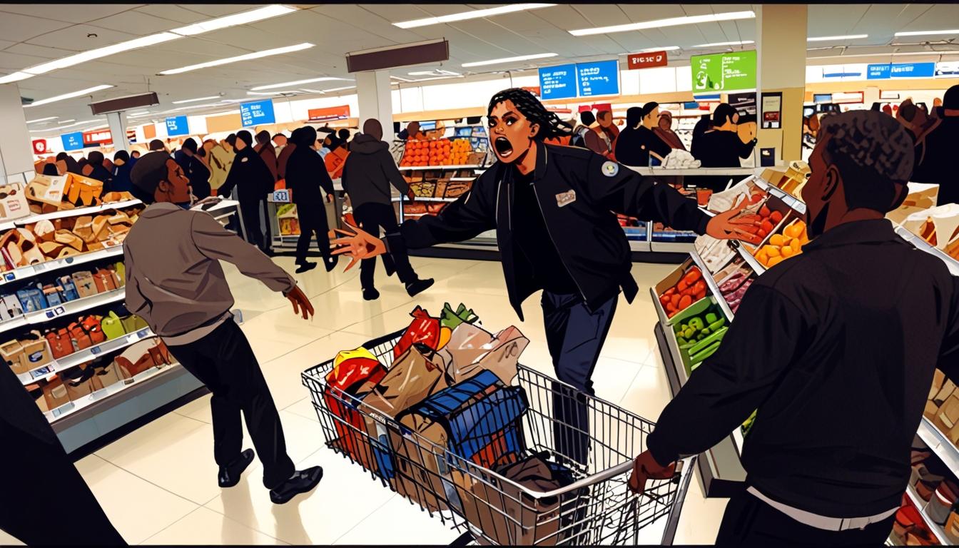 Tesco staff throw baskets amid rising UK retail violence and record shoplifting surge