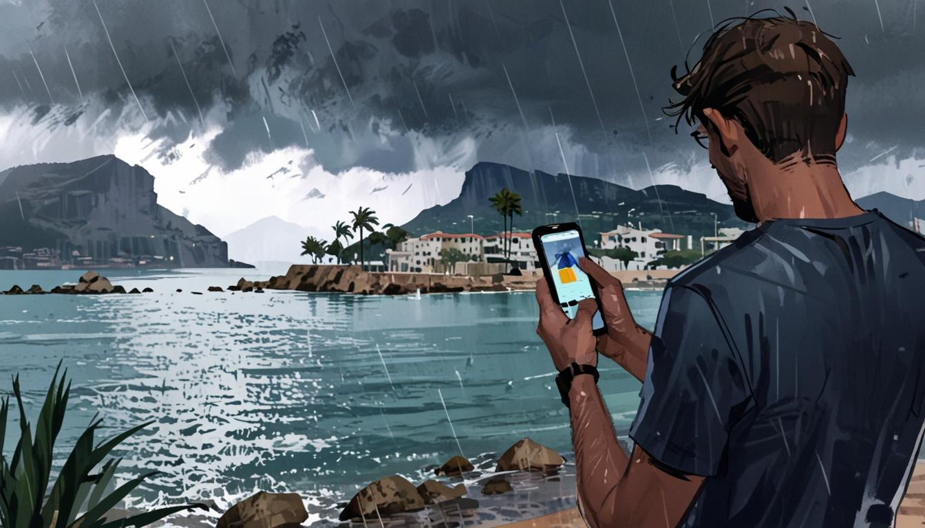 Britain enjoys October sunshine as Mallorca and Malaga face heavy rain and weather warnings