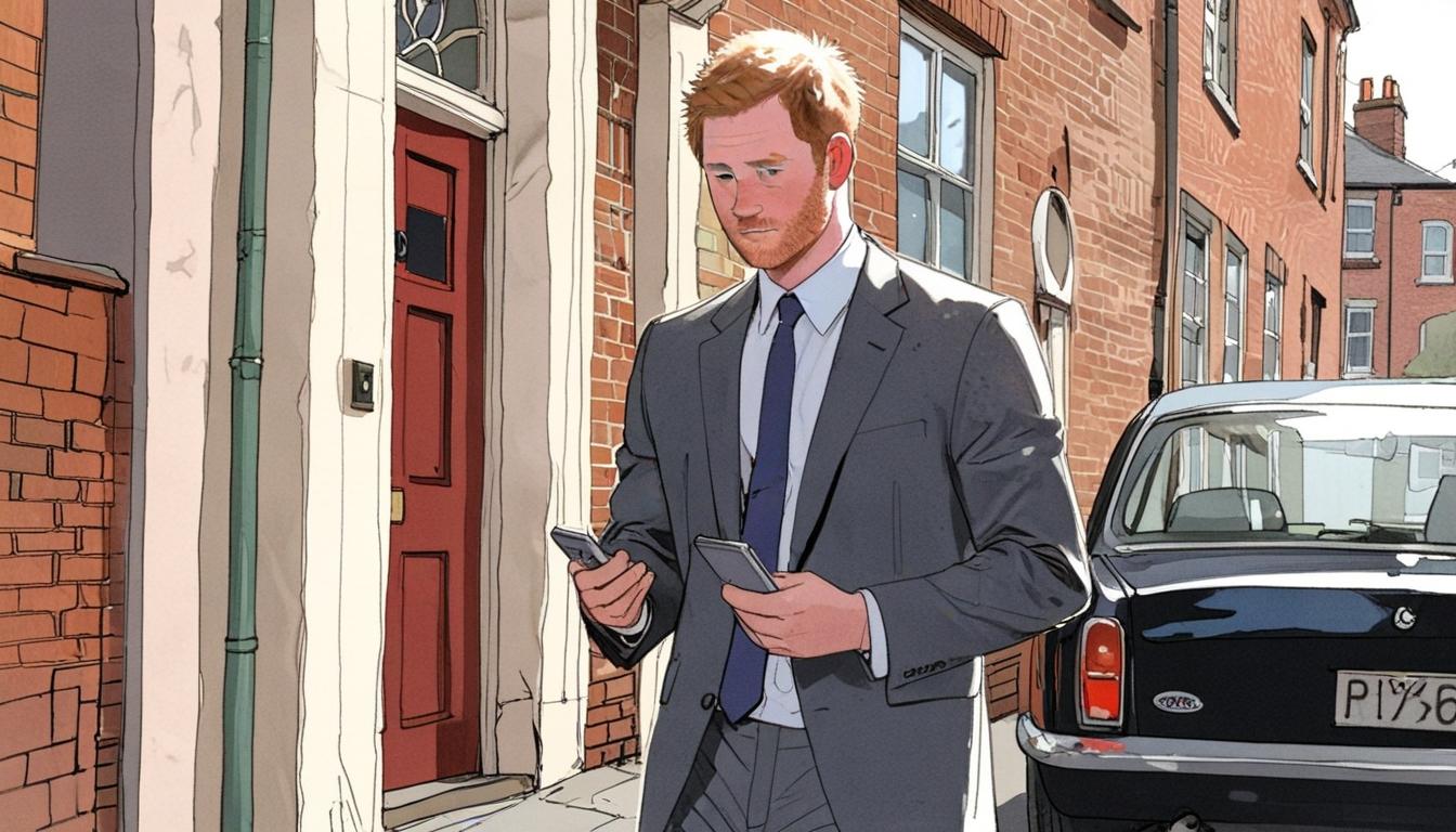 Prince Harry caught knocking on doors in London despite legal fight over security