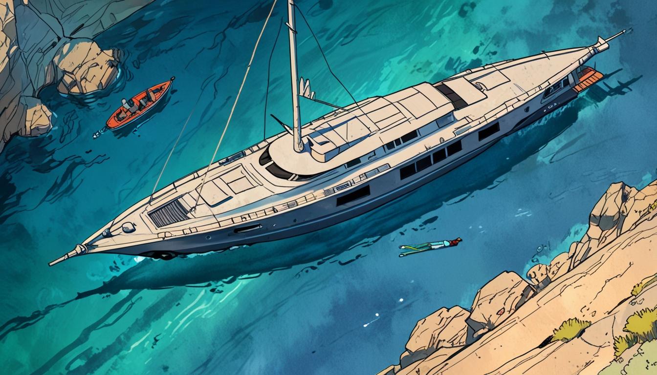 Recovery of superyacht Bayesian halted after diver’s death amid probe